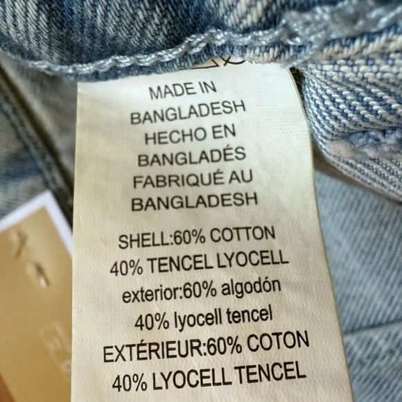 Michael Kors Women Sz 6 Blue Selma Crop Wide Leg Denim Jeans Pant Cotton Lyocell - Picture 10 of 14